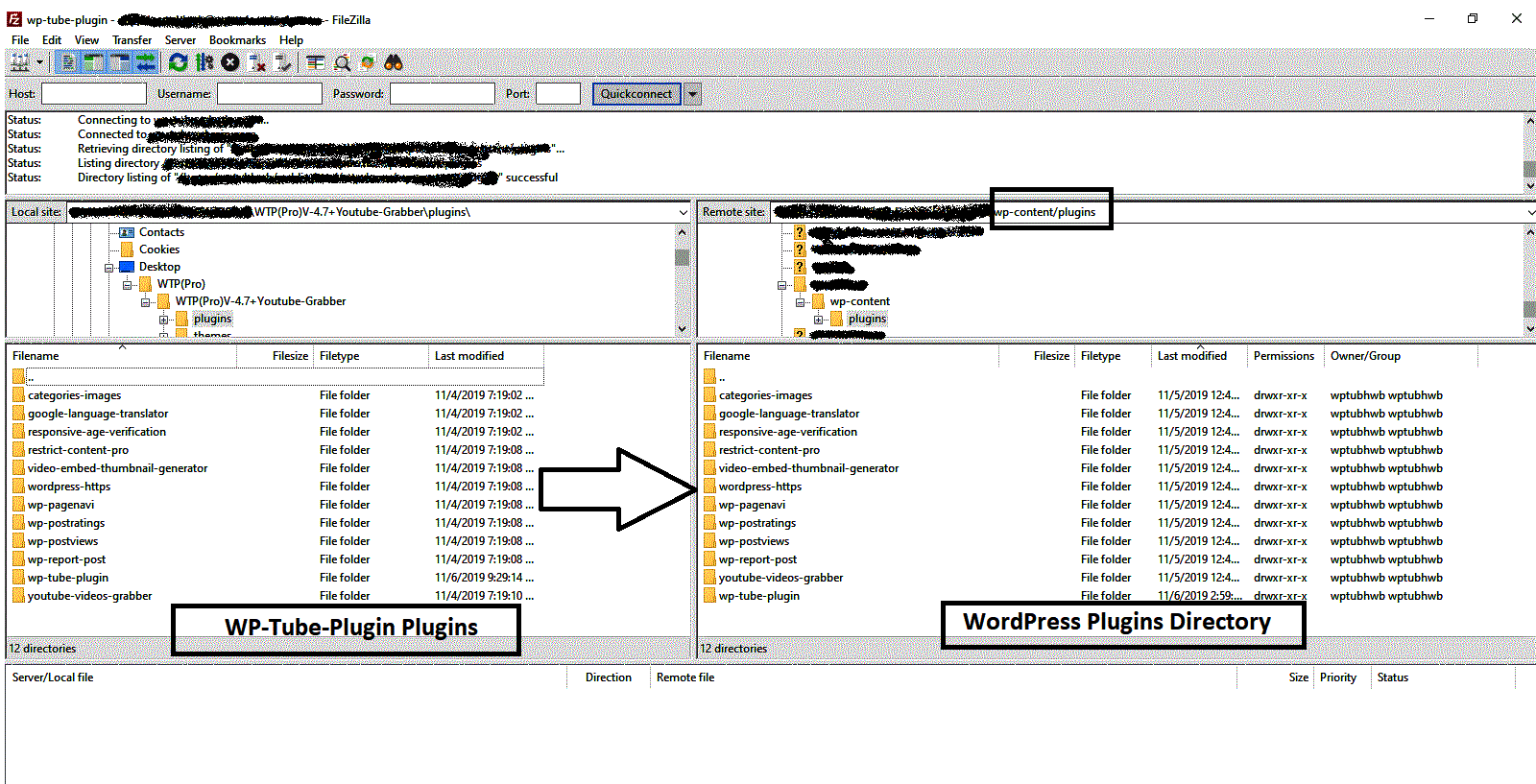 wp-tube-plugin Upload Plugins From FTP