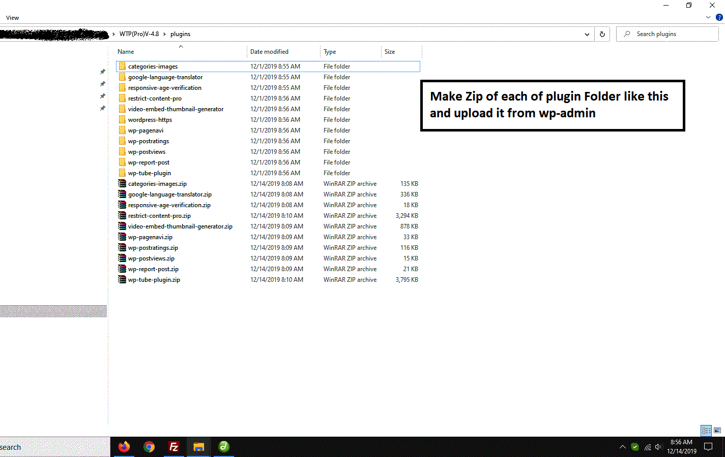 wp-tube-plugin Make Zip Each Plugin