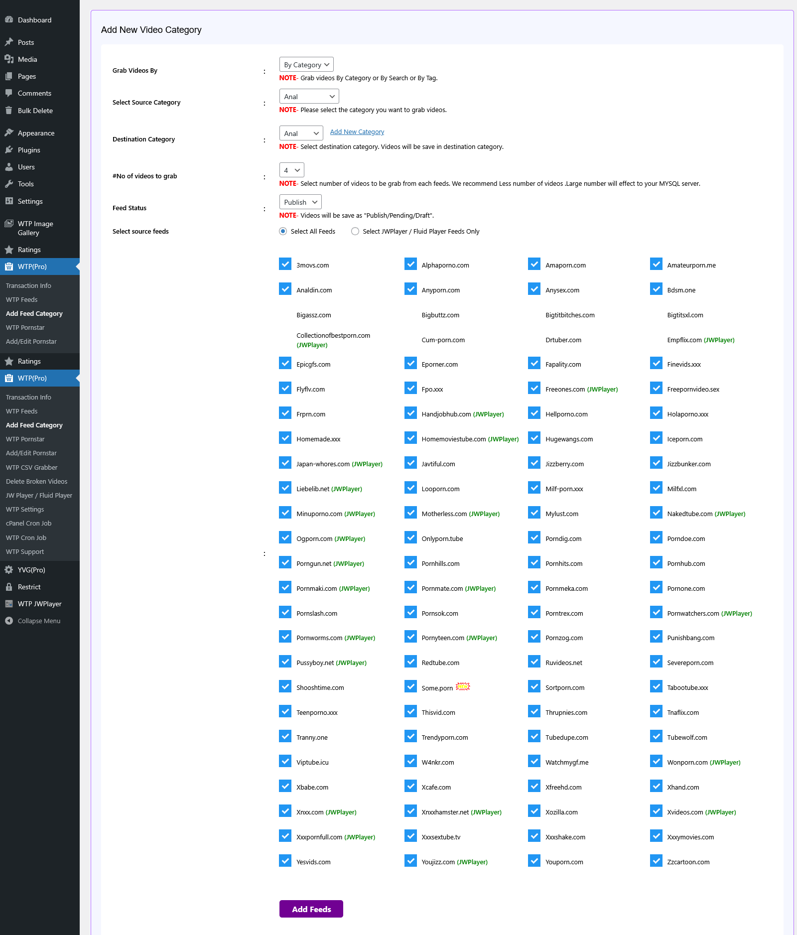 Add New WordPress Category